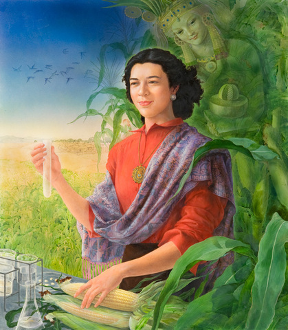 Evangelina Villegas creó un maíz con el doble de calidad proteínica y con 10 por ciento más de grano.