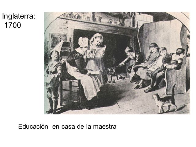 1700, Escolarización de la lectoescritura.