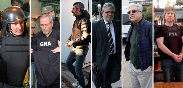 Procesamiento/Juicio/Encarcelamiento de ex funcionarios