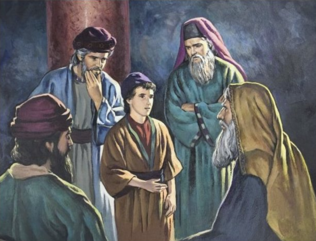 Jesus visits the Temple