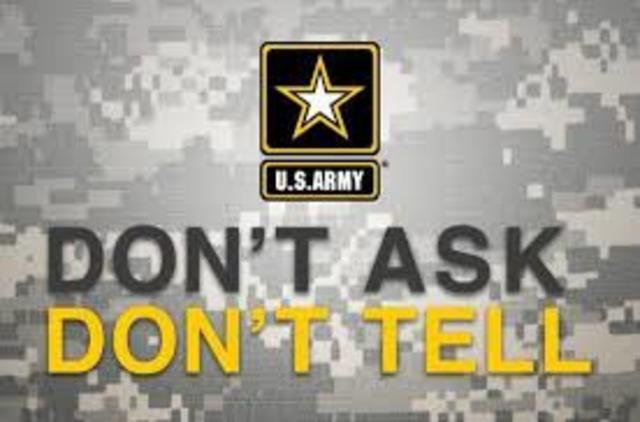 Don't Ask Don't Tell Policy