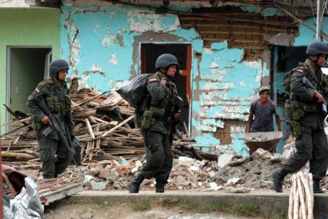 Atentados a fuerzas públicas