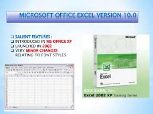 Excel 10.0