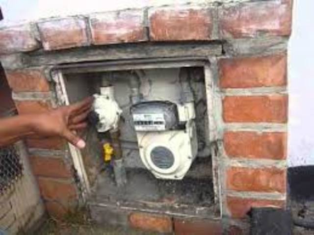 LLEGADA DE SERVICIO DE GAS DOMICILIARIO POR RED