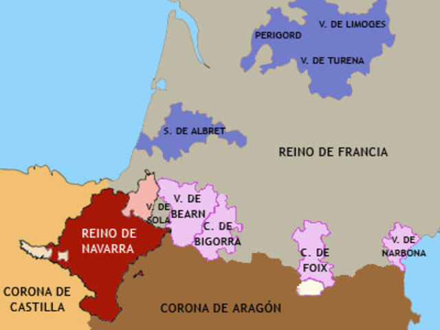 Navarra se convierte en reino independiente.
