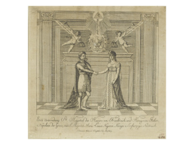 Napoleon and Marie-Louise get married