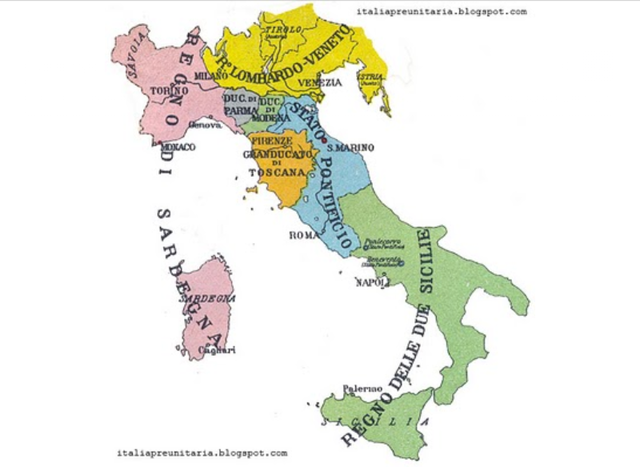 L'Italia dopo il congresso di vienna