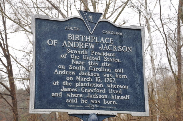 Andrew Jackson's Birth