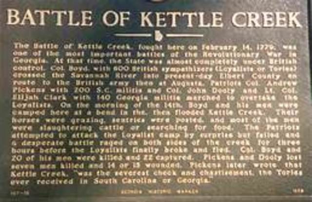 Battle Of Kettle Creek