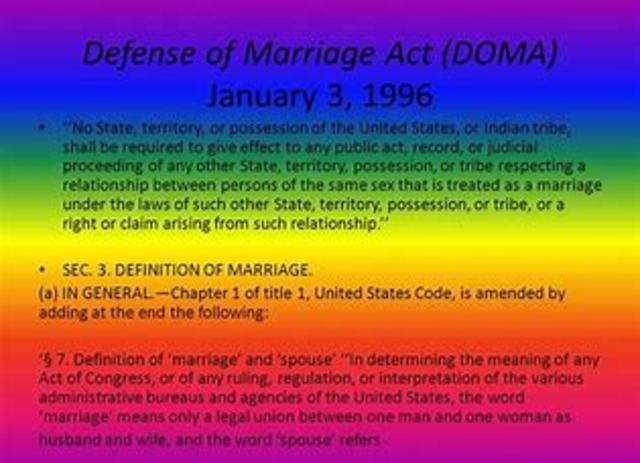 Defense of Marriage Act