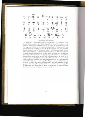 Egyptian Hieroglyphic Script