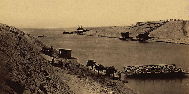 Suez Canal built
