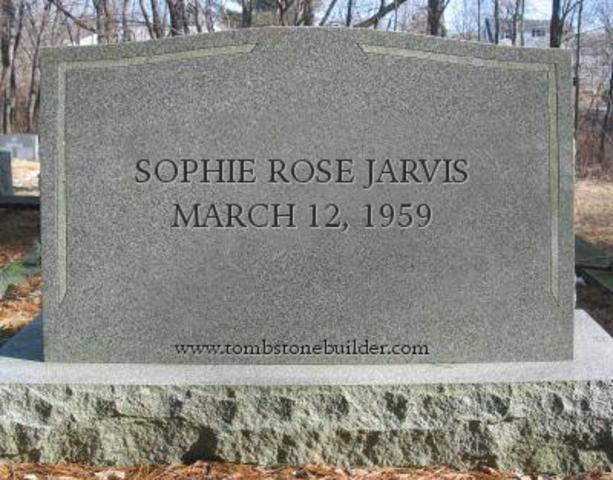 Sophie Rose Jarvis (Stillborn)