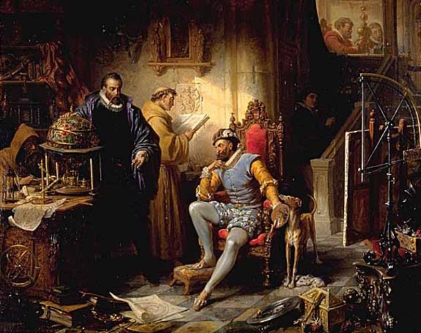 Tycho Brahe and Johannes Kepler.