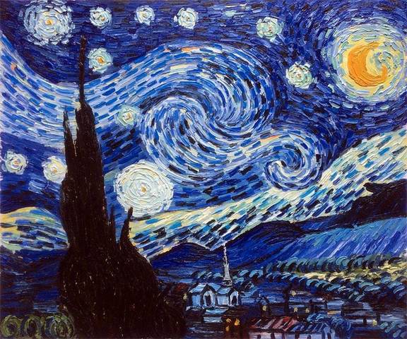 Post-Impressionism - "Starry Night", Vincent Van Gogh