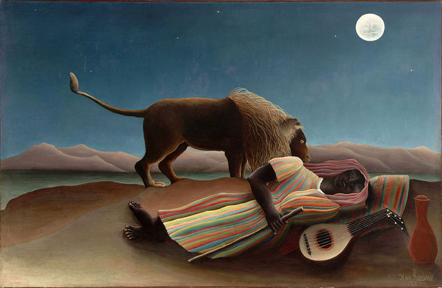 Symbolism - "The Sleeping Gypsy", Henri Rosseau