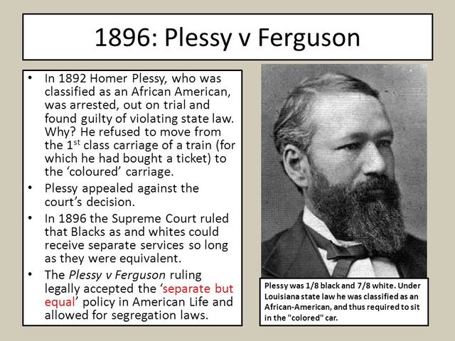 Plessy v. Ferguso