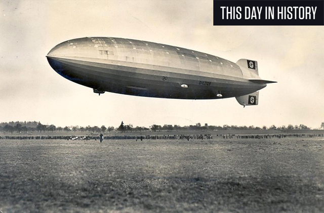July 2, 1900 - The first flight of the Zeppelin,