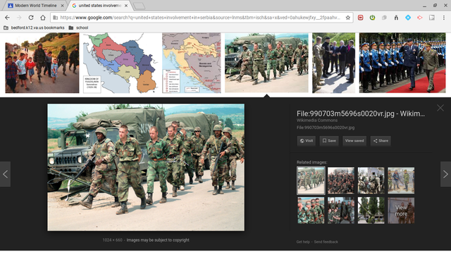 United States involvement in Serbia