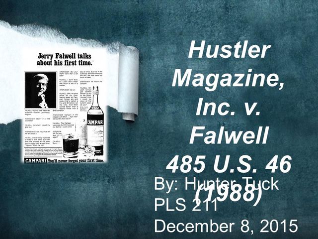 Hustler Magazine, Inc. v. Falwell