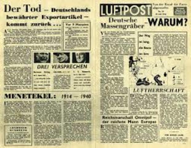 Transport of 6th leaflet to united kingdom