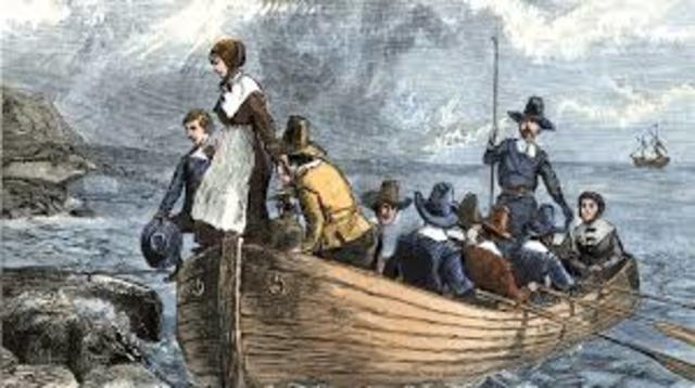 pilgrims from England found an english colony in plymouth massachusetts