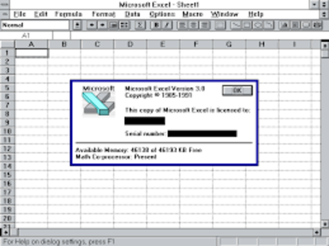 Excel 3.0