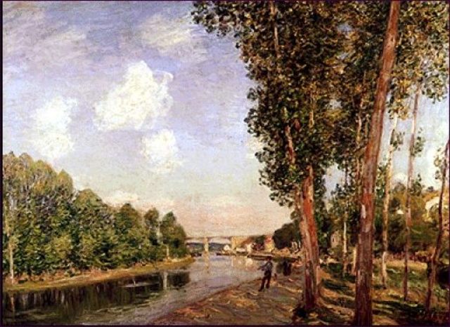 À Saint Mammès (confluence du Loing et du canal du Loing)