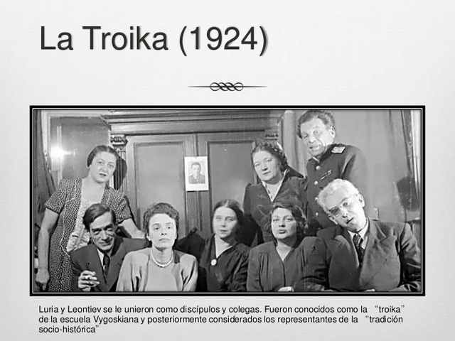 Los dos  continuadores de  la obra de Vigotski:  Luria y Leontiev