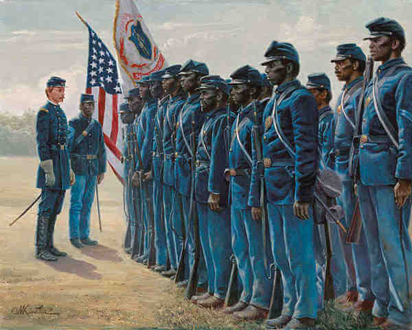 formation of the 54th Massachusetts