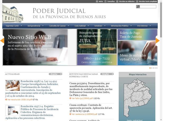 Los juzgados en casa...