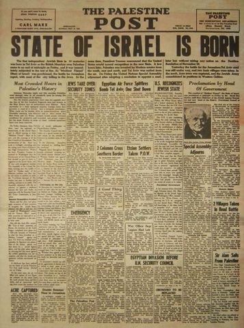 Israel Declares Independence