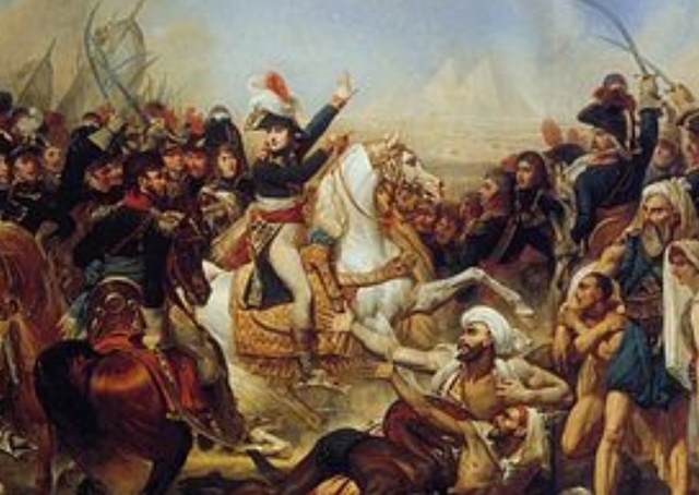 Napoleon invades Egypt