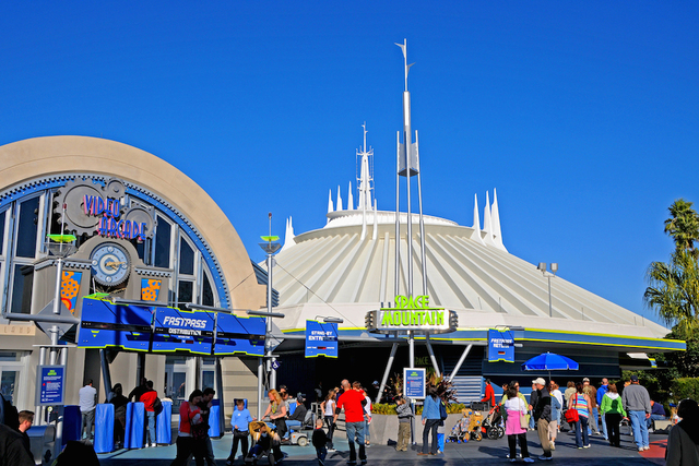 Space Mountain Ride Launches