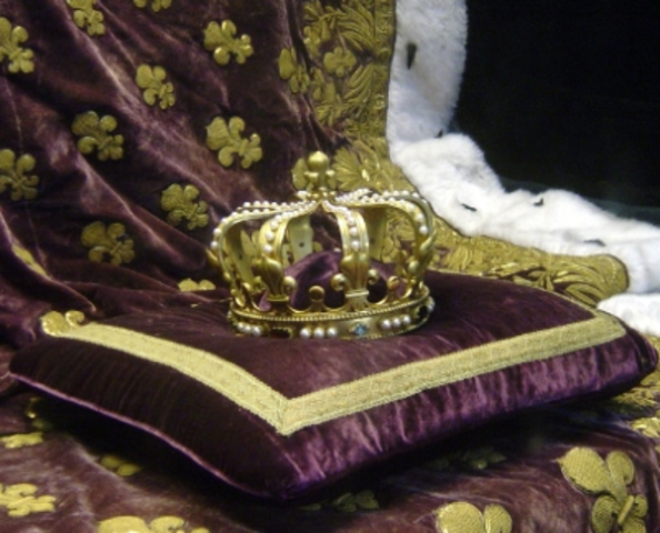 Crowned Louis XVI of France
