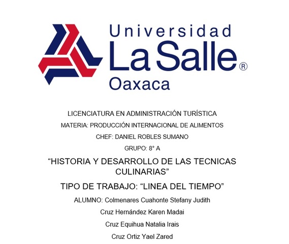 La Historia y Desarrollo de las Técnicas Culinarias