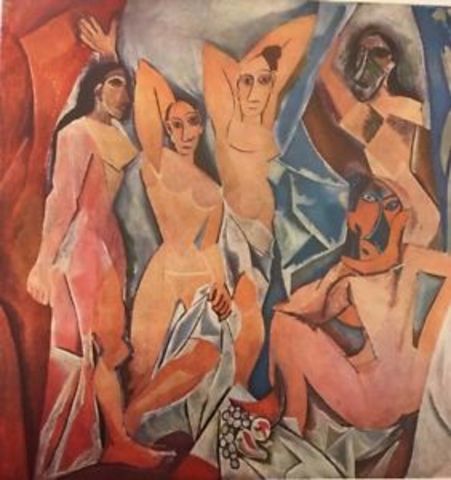 Cubism - "Les Demoiselles D'Avignon", Pablo Picasso