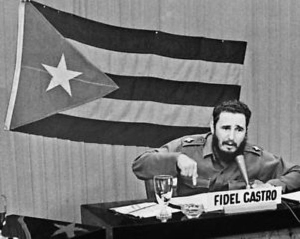 Fidel Castro como primeiro ministro em Cuba