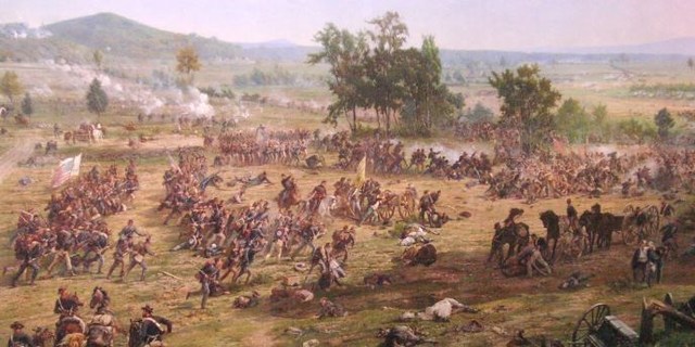 Battle at Gettysburg