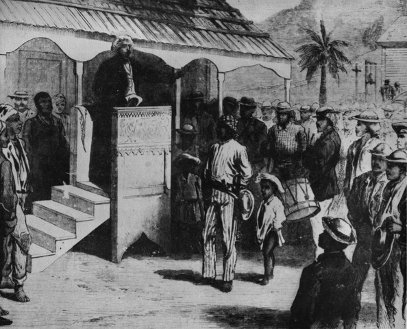Speaking at an Anti-Slavery Convention