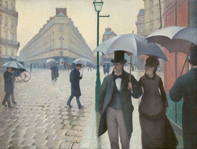 Impressionism- Gustave Calliebotte "Paris: A Rainy Day"