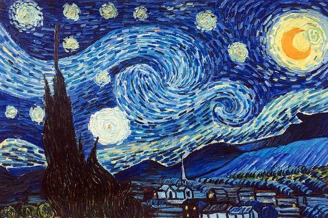 Post-Impressionism- Vincent Van Gogh "Starry Night"