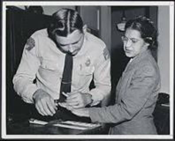 Rosa Parks Arrested