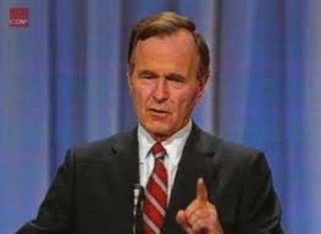 "Read my lips, no new taxes!"