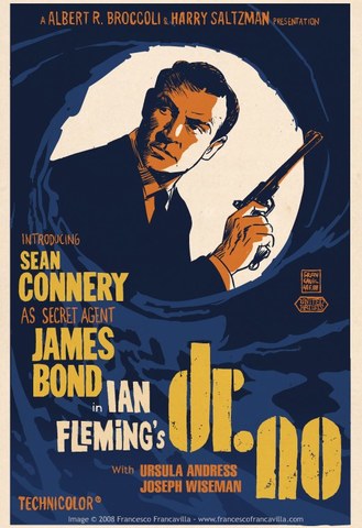 "Dr. No" the first James Bond movie premiers