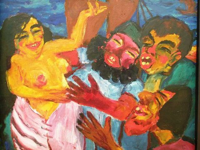 German Expressionism- Emil Nolde "Saint Mary of Egypt among Sinners"