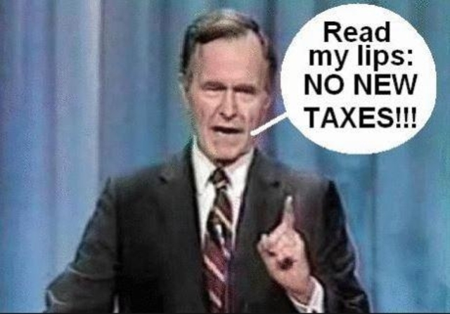 Read My Lips, No New Taxes