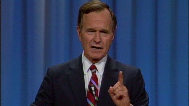 “Read my lips, no new taxes.”