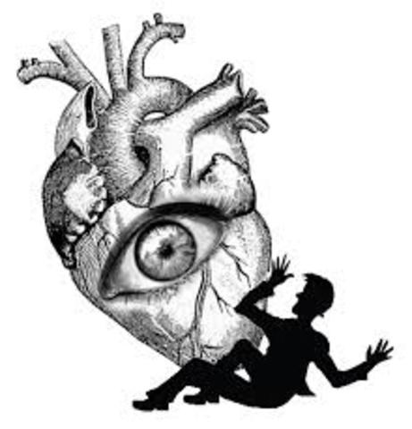 The Tell-Tale Heart - a novel written by Edgar Allan Poe (Horror - Dark Romanticism)