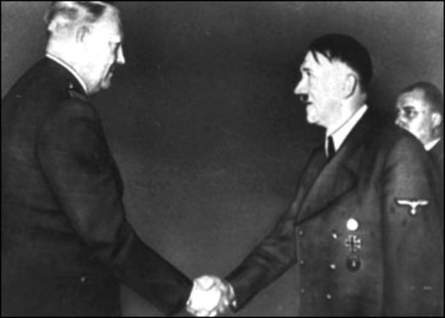 Quisling besøker Hitler